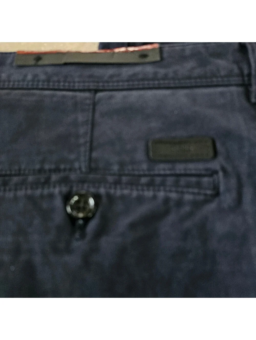 Hugo Boss Men's Dark Blue Regular Fit Trousers Size 38R New